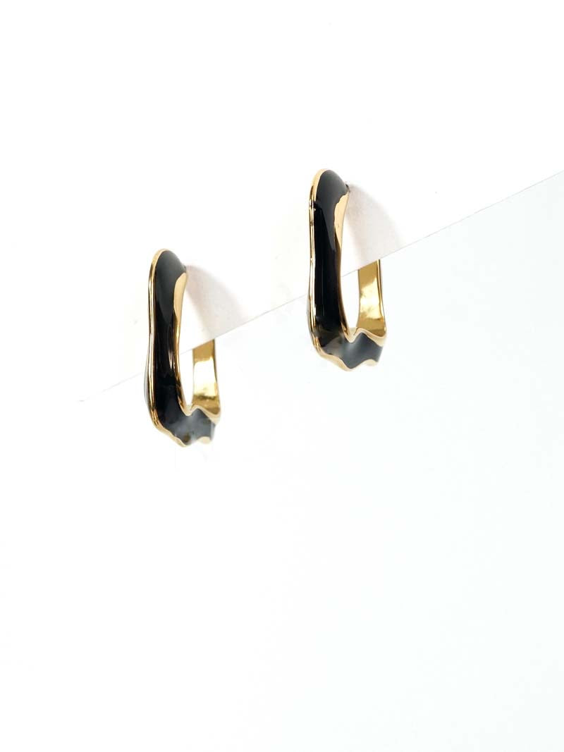 Pendientes Napoli Negros