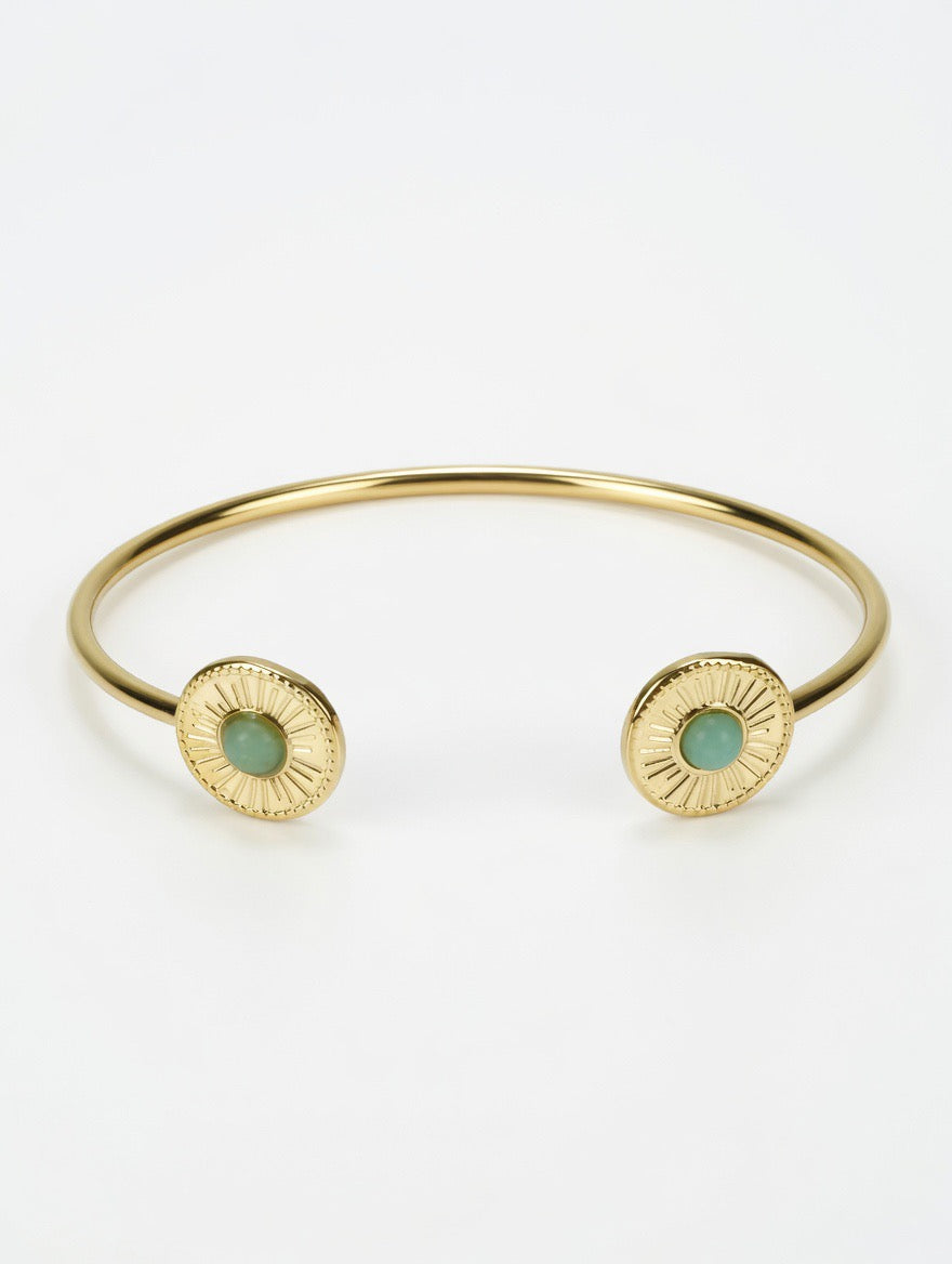 Pulsera Elisa Aguamarina