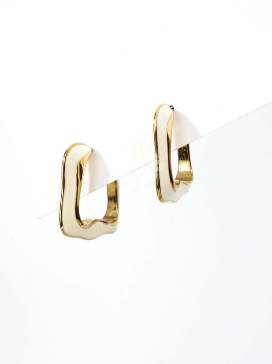 Pendientes Napoli Blancos