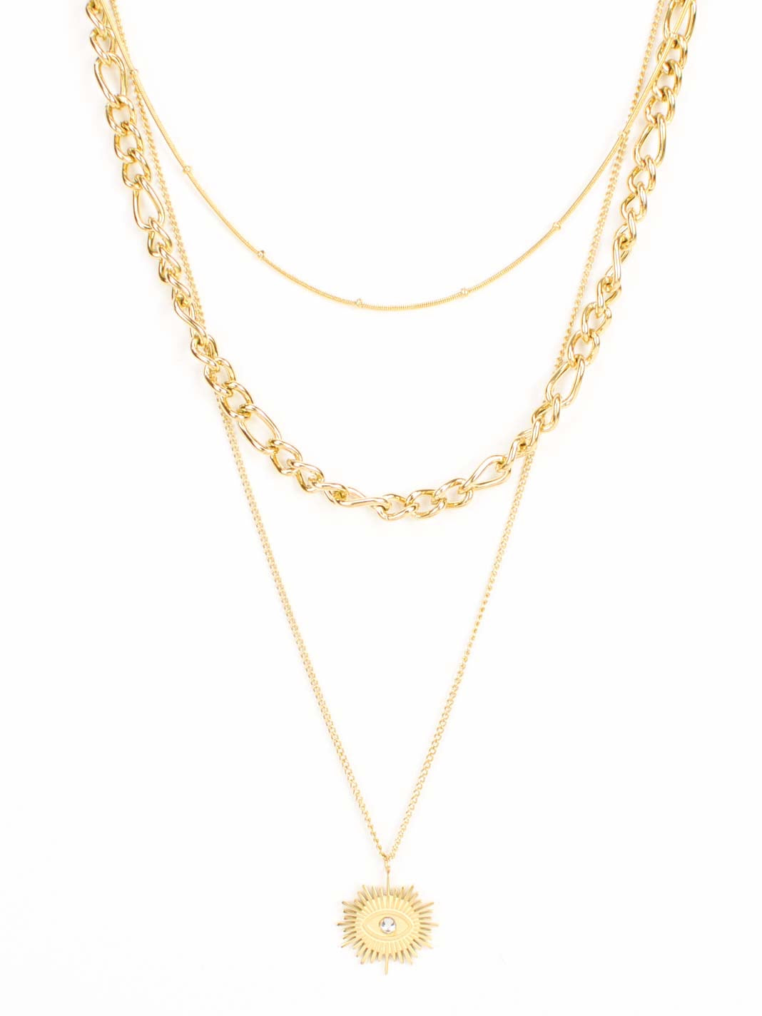 Collar triple Minkus